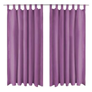 Rideau(lot de 2) 294207 Mauve - Hauteur : 175 cm