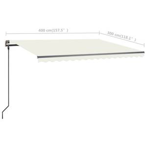 Markise 3006678-1 Creme - 300 x 400 cm