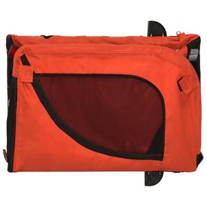 Remorque vélo pour chien 3028683-2 Noir - Orange - 68 x 74 x 134 cm