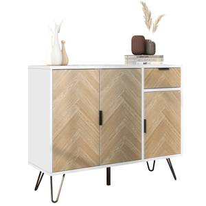 Sideboard M1666 Weiß - Holzwerkstoff - 72 x 30 x 90 cm