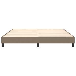 Cadre de lit 3016024-4 Noir - Taupe - Largeur : 180 cm