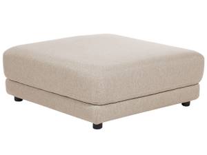 Pouf ottoman SIGTUNA Beige - Noir