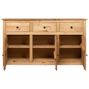 Sideboard 299463 Braun - Massivholz - Holzart/Dekor - 135 x 80 x 40 cm