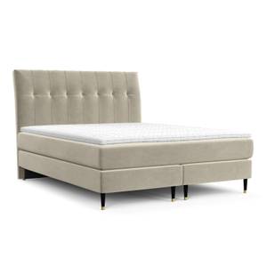 Boxspringbett Eola II Taschenfeder Beige - Breite: 180 cm