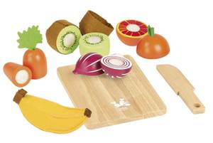 Markttag Obst und Gemüse zum Schneiden Orange - Kunststoff - 5 x 21 x 23 cm