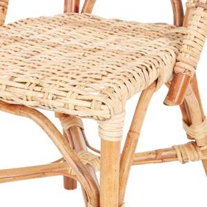 JOSY-Stuhl Beige - Rattan - 48 x 92 x 58 cm