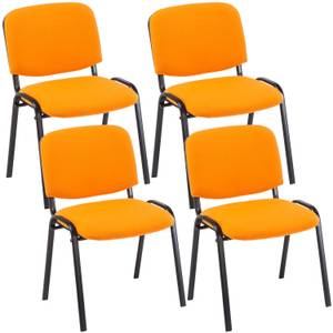 Besucherstuhl Ken 4er Set Orange