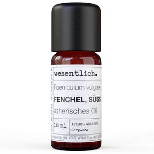Fenchel, süß 10ml - ätherisches Öl Glas - 3 x 8 x 3 cm
