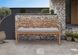 Gartenbank N47 Braun - Holzart/Dekor - Holz teilmassiv - 145 x 82 x 59 cm