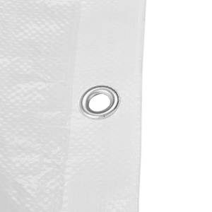 Abdeckplane weiß 200g/m² 6 x 5 cm