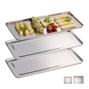 Lot de 3 plateaux de services 46 x 22 cm