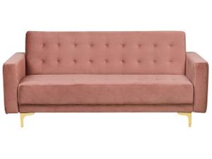 3-Sitzer Sofa ABERDEEN Gold - Pink