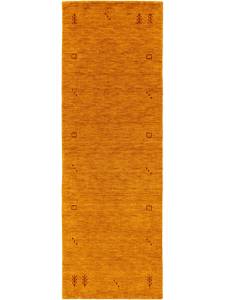 Tapis de couloir en laine Jamal Jaune - 80 x 300 cm