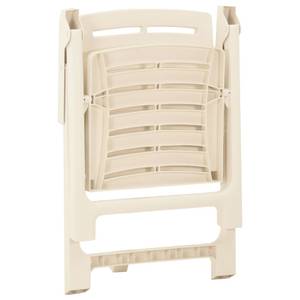 Bistro (lot de 3) 315833 Blanc - Matière plastique - 56 x 63 x 81 cm