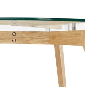 Table Basse GLAZY Bois massif - 90 x 46 x 90 cm