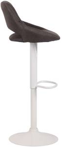 Tabouret de bar Milet Gris - Blanc