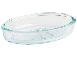 Set accessoires de salle de bain AMARGA Vert - Argenté - Verre - 15 x 20 x 10 cm