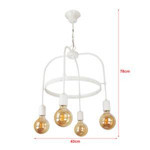 Suspension Llandudno Blanc - Nb d'ampoules : 4