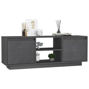 TV-Schrank D725 Grau - Massivholz - 30 x 40 x 110 cm