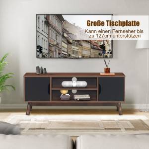 TV-Ständer Fernsehschrank Braun - Holzwerkstoff - 39 x 47 x 120 cm