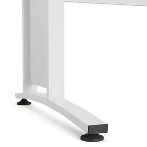 Schreibtisch Prisme Weiß - Holz teilmassiv - 120 x 75 x 80 cm
