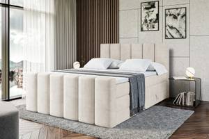 Boxspringbett BOXI1-Z KING Beige - Breite: 160 cm