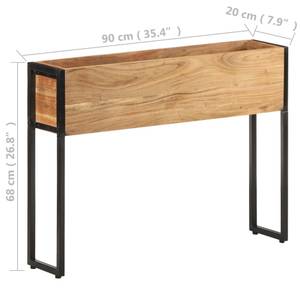 Pflanzkübel 321939 Braun - Massivholz - Holzart/Dekor - 20 x 68 x 90 cm