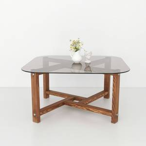 Table basse Dgrillon Marron - Verre - 80 x 40 x 80 cm