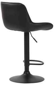 Tabouret de bar Lentini Lot de 2 Noir - Noir