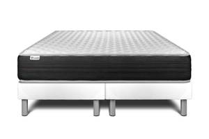 Matelas+sommier 2x 100x200 Largeur : 200 cm