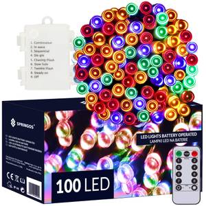 LED-Lichterkette 10.5 m Kunststoff - 11 x 11 x 11 cm