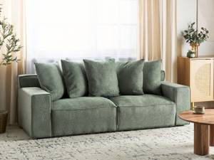 3-Sitzer Sofa VISKAN Dunkelgrün - Grün