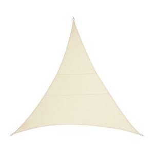 Dreieck Sonnensegel PES beige 400 x 315 cm
