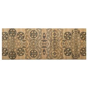 Tête de lit. Gena. 4 P. 160X60 Marron - Bois massif - Bois/Imitation - 160 x 60 x 5 cm