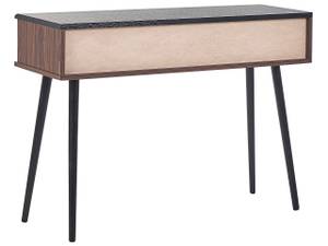 Konsolentisch PERTH Schwarz - Braun - Holzwerkstoff - 110 x 80 x 40 cm