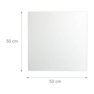 Glas-Magnetboard Weiß 50 x 50 cm