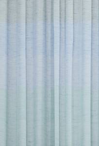 Vorhang blau Streifen Wohnzimmer Blau - Textil - 140 x 245 x 1 cm