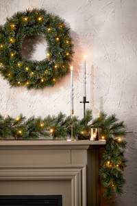 Couronne de Noël avec LED Glendon 60 x 60 cm