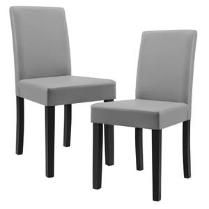 Lot de 2 Chaises Den Haag Bois Massif Gris lumineux