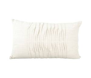 Kissen Wave Weiß - Textil - 30 x 5 x 50 cm