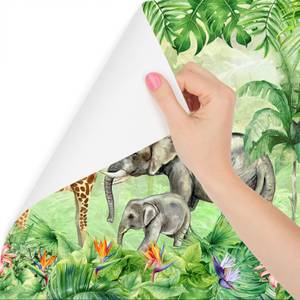 Papier Peint Animaux Plantes Tropicales 400 x 280 x 280 cm