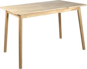 Table bois massif NITA Marron - Bois massif - Bois/Imitation - 75 x 74 x 120 cm