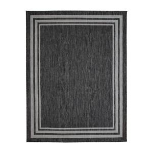 Tapis TERRAIN CADRE Noir - 133 x 170 x 170 cm