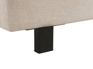 Doppelbett ALBI Beige - Schwarz - Breite: 170 cm