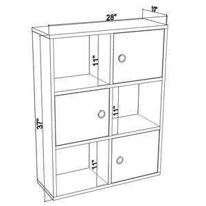 Schreibtisch WH1966 Naturfaser - 25 x 93 x 72 cm