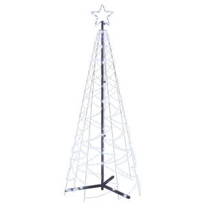 Arbre de noël cône 3028355 Blanc - Métal - Matière plastique - 70 x 180 x 70 cm