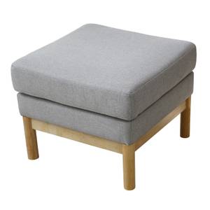 Hocker HOLLY Grau Grau - Holz teilmassiv - 56 x 44 x 56 cm