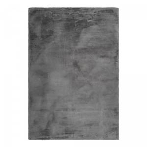 Tapis shaggy EMOTICO 60x110 gris Gris - 60 x 110 cm