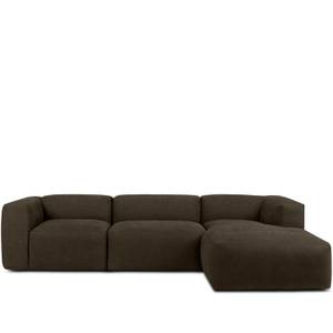 Ecksofa BUFFO 5-Sitzer Braun - Breite: 297 cm - Armlehne beidseitig montierbar - Ecke davorstehend rechts - Ottomane davorstehend rechts