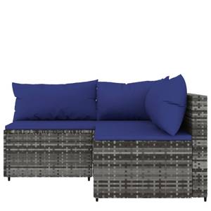 Garten-Lounge-Set 3029628-2 (3-teilig) Blau - Grau